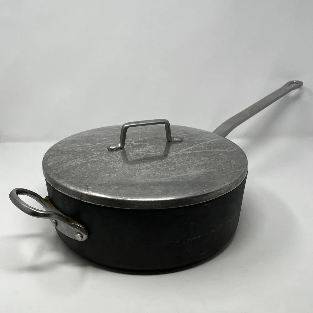 Magnalite GHC 12 Inch Deep Skillet/Fryer with Lid Anodized Aluminum Pan USA